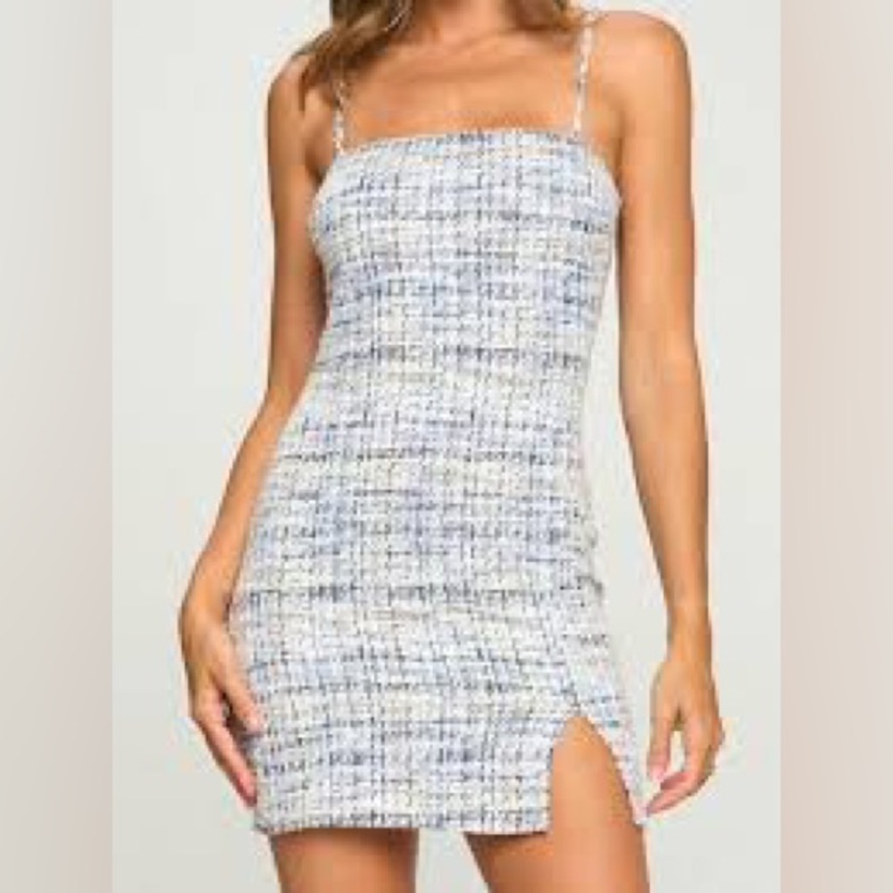 Lovely Day Tweed mini dress